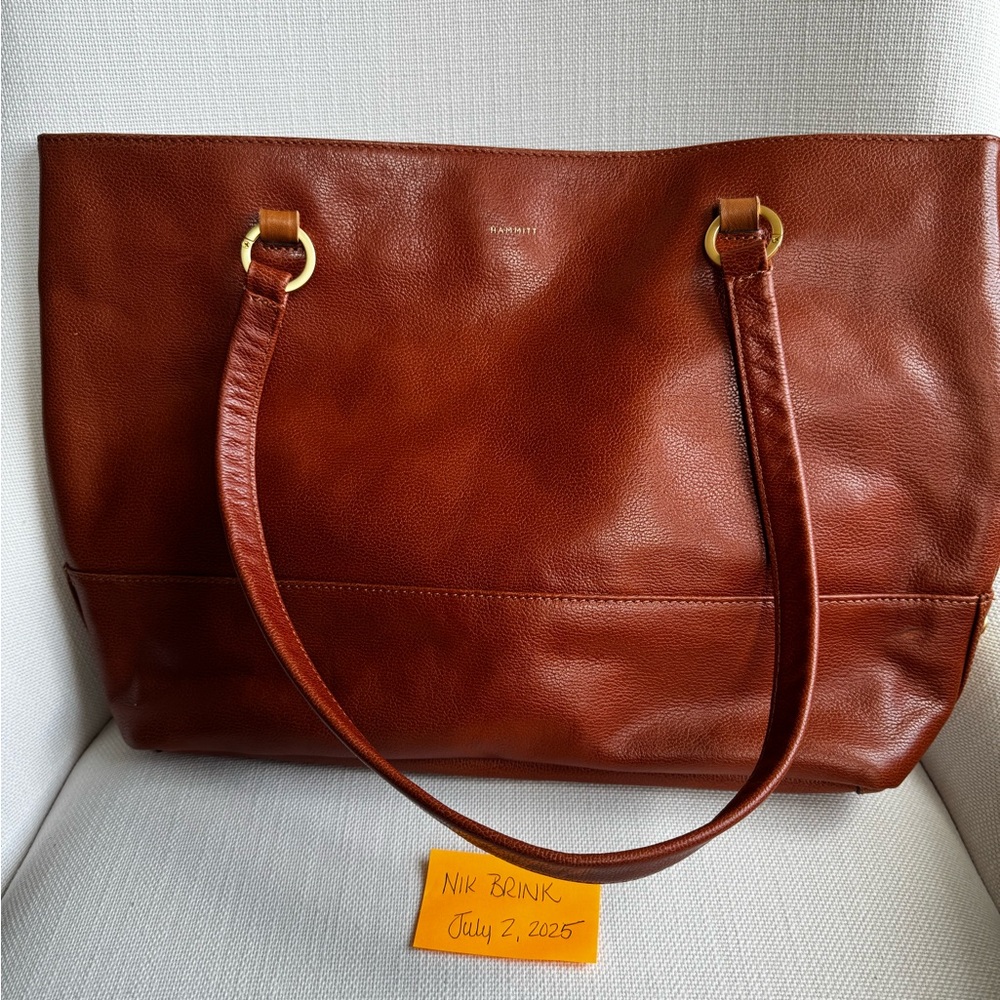 Hammitt Anderson Brown Leather Tote Bag